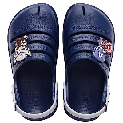 Havaianas unisex barn Clog Marvel sandal, marinblå, 4.5/5 UK Child Havaianas unisex barn Clog Marvel sandal, marinblå, 4.5/5 UK Child