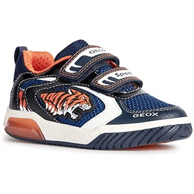 Geox Pojkar J Inek Boy sneakers, Marinblå orange, 25 EU Geox Pojkar J Inek Boy sneakers, Marinblå orange, 25 EU