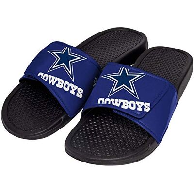 FOCO NFL Unisex – stor logotyp glidande flip-flops sandaler FOCO NFL Unisex – stor logotyp glidande flip-flops sandaler