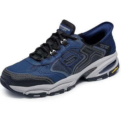 Skechers herr 237445-nvbk Sneaker, Marinblå svart, 40 EU Skechers herr 237445-nvbk Sneaker, Marinblå svart, 40 EU