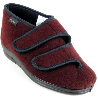 Fischer Markenschuh Fischer Dora höga tofflor för kvinnor, Röd Bordo, 36 EU Fischer Markenschuh Fischer Dora höga tofflor för kvinnor, Röd Bordo, 36 EU