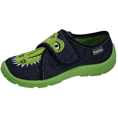 Fischer Markenschuh Fischer pojkar Danny toffla, Blågrön, 25 EU Fischer Markenschuh Fischer pojkar Danny toffla, Blågrön, 25 EU