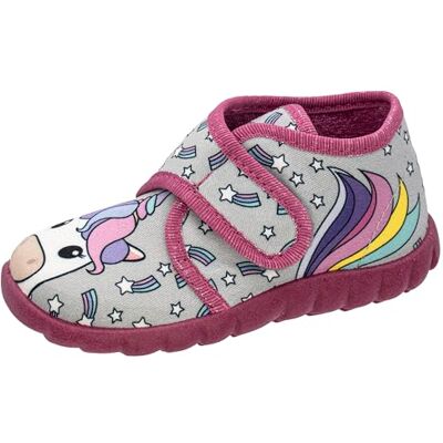 Fischer Markenschuh Fischer Flicka Flexi tofflor, Gråfärgad, 20 EU Fischer Markenschuh Fischer Flicka Flexi tofflor, Gråfärgad, 20 EU