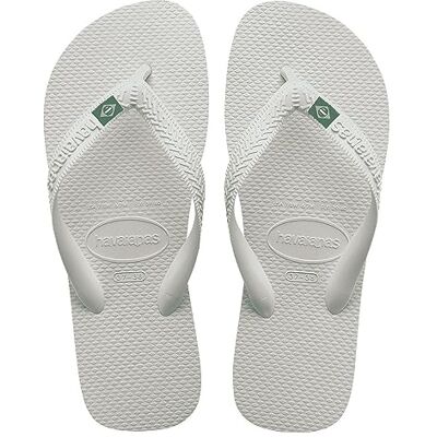 Havaianas Top Brasilien, Flip Flop, Unisex Vuxna, Vitt, 40 EU Havaianas Top Brasilien, Flip Flop, Unisex Vuxna, Vitt, 40 EU