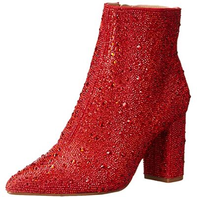 Betsey Johnson Kvinnors SB-Cady fashionabla stövlar, röd, 38 UK Betsey Johnson Kvinnors SB-Cady fashionabla stövlar, röd, 38 UK