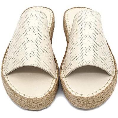 Bonateks Dam DERBTRLK100063 Wedge Sandal, beige, 38 EU, Beige, 38 EU Bonateks Dam DERBTRLK100063 Wedge Sandal, beige, 38 EU, Beige, 38 EU