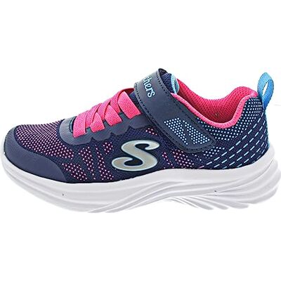 Skechers Dyna-lights sneakers för pojkar, Marinblå het rosa nät multi trim, 10.5 UK Child Skechers Dyna-lights sneakers för pojkar, Marinblå het rosa nät multi trim, 10.5 UK Child