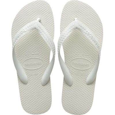 Havaianas toppfärg, flip-flop unisex vuxna, Vitt, 34 EU Havaianas toppfärg, flip-flop unisex vuxna, Vitt, 34 EU