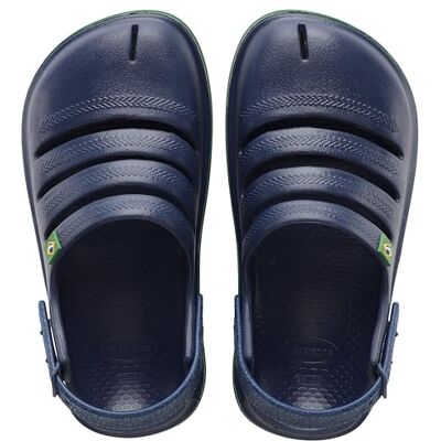 Havaianas Kids Clog Brasil, Unisex Barn och ungdomar Träskor, Marinblå, 33/34 EU Havaianas Kids Clog Brasil, Unisex Barn och ungdomar Träskor, Marinblå, 33/34 EU