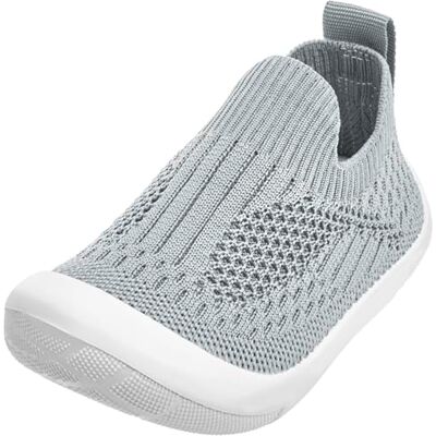 Playshoes fritidssko stickad unisex barnsneakers, Grå stickad, 25 EU Playshoes fritidssko stickad unisex barnsneakers, Grå stickad, 25 EU