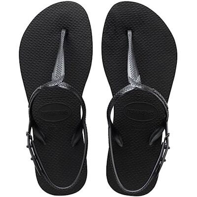Havaianas Dames Twist, Zwart, 4,5/5 Havaianas Dames Twist, Zwart, 4,5/5