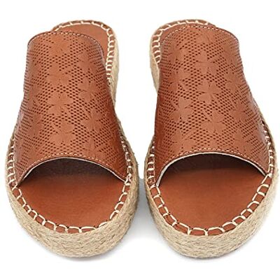 Bonateks FRRBTRLK100089, kil sandal för dam, brons, 39 EU, Brons, 39 EU Bonateks FRRBTRLK100089, kil sandal för dam, brons, 39 EU, Brons, 39 EU