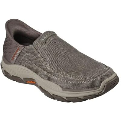 Skechers Men's Respected-Holmgren Slip-in Loafer, Taupe, 7 Wide Skechers Men's Respected-Holmgren Slip-in Loafer, Taupe, 7 Wide