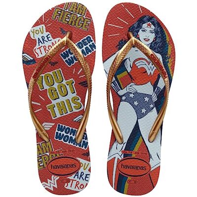 Havaianas Slim Heroinas Wonder Woman 35/36 Havaianas Slim Heroinas Wonder Woman 35/36