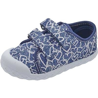 Chicco , Barnskor, sneakers för flickor, med dubbel rem, skor för flickor och flickor, designade i Italien, Denim 2, 31 EU Chicco , Barnskor, sneakers för flickor, med dubbel rem, skor för flickor och flickor, designade i Italien, Denim 2, 31 EU