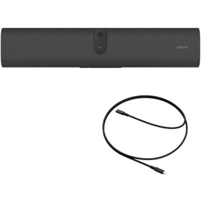Jabra Panacast U30 All-In-One USB Videobar för BYOD i Små Mötesrum 120° Vidvinkelvideokonferenskamera, 6 Mikrofoner, 1 Högtalarsystem, Ai Auto-Framing, Enkel Plug-And-Play Usb-C-Installation Jabra Panacast U30 All-In-One USB Videobar för BYOD i Små Mötesrum 120° Vidvinkelvideokonferenskamera, 6 Mikrofoner, 1 Högtalarsystem, Ai Auto-Framing, Enkel Plug-And-Play Usb-C-Installation