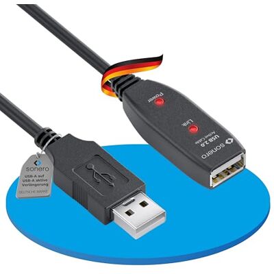 SONERO SON-XU2100-050 - USB förlängningskabel - 5m SONERO SON-XU2100-050 - USB förlängningskabel - 5m