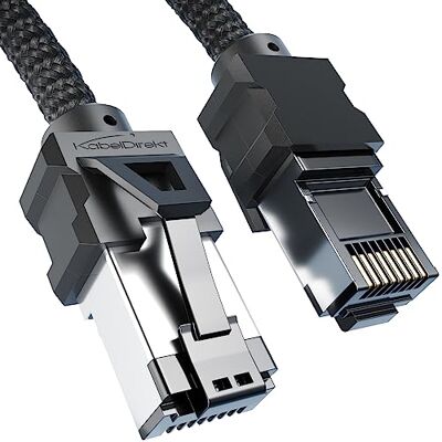 KabelDirekt – CAT8 Nätverkskabel 40Gbit/s – 6m RJ45-kontakt, Cat 8.1, överför högsta datahastigheter upp till 40Gbit/s för gaming/PC/PS5/Xbox KabelDirekt – CAT8 Nätverkskabel 40Gbit/s – 6m RJ45-kontakt, Cat 8.1, överför högsta datahastigheter upp till 40Gbit/s för gaming/PC/PS5/Xbox