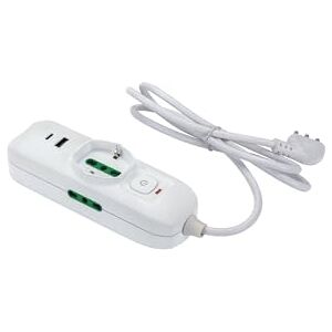 Tecnomat FANTON 5P förlängare - Universell 2 USB Tecnomat FANTON 5P förlängare - Universell 2 USB