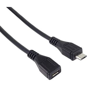 PremiumCord Micro USB förlängningskabel 3m - USB 2.0 Höghastighet - Svart PremiumCord Micro USB förlängningskabel 3m - USB 2.0 Höghastighet - Svart