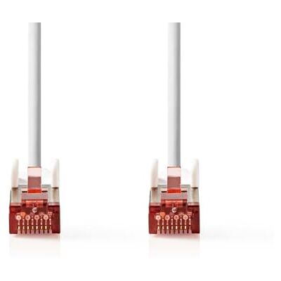 NEDIS CAT6 nätverkskabel – RJ45-kontakt – RJ45-kontakt – S/FTP – 1,50 m – rund – LSZH – vit – etikett NEDIS CAT6 nätverkskabel – RJ45-kontakt – RJ45-kontakt – S/FTP – 1,50 m – rund – LSZH – vit – etikett