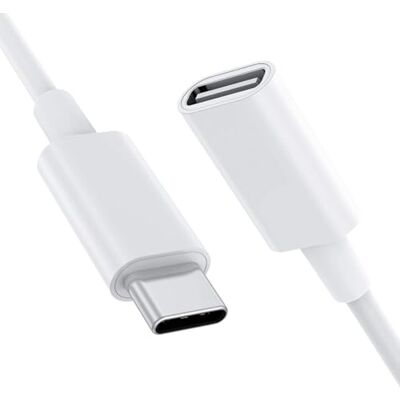 PremiumCord USB-C-förlängningskabel, Superspeed USB 3.2 Gen 1 till 5 Gbit/s laddningskabel, 60 W, typ C hona till hane, vit, längd 2 m PremiumCord USB-C-förlängningskabel, Superspeed USB 3.2 Gen 1 till 5 Gbit/s laddningskabel, 60 W, typ C hona till hane, vit, längd 2 m