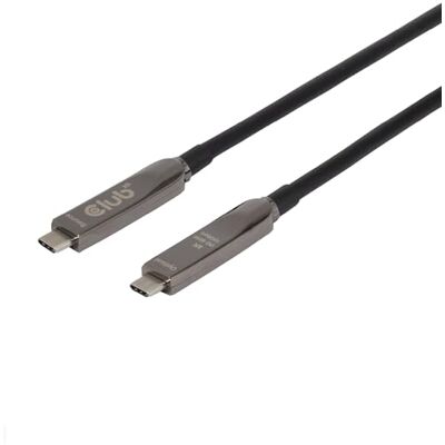Club 3D CAC-2580 USB 3.2 Gen2 typ C till C aktiv dubbelriktad kabel 8K60Hz St./st. 5 m Club 3D CAC-2580 USB 3.2 Gen2 typ C till C aktiv dubbelriktad kabel 8K60Hz St./st. 5 m