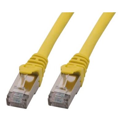 MCL 2 m Cat6A S/FTP LSZH patchkabel – gul MCL 2 m Cat6A S/FTP LSZH patchkabel – gul