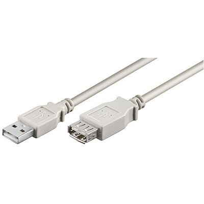 VoltShine Beige, 1,8 m USB M A H-kabel, perfekt för dataöverföring och laddning av elektroniska enheter. VoltShine Beige, 1,8 m USB M A H-kabel, perfekt för dataöverföring och laddning av elektroniska enheter.