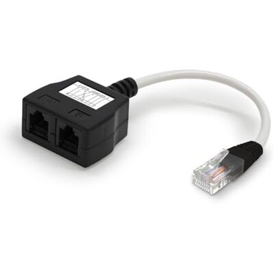 Waytex 35051 radiostyrd par RJ45 hane/hona/hona 100BT med kabel cat.5e svart Waytex 35051 radiostyrd par RJ45 hane/hona/hona 100BT med kabel cat.5e svart