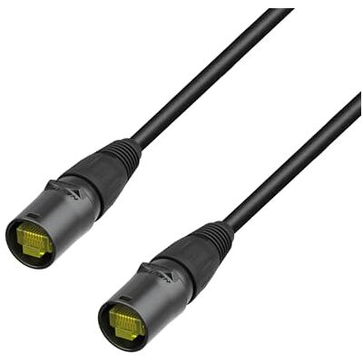Adam Hall kablar 5 STAR ECON CAT6 RR 10 m nätverkskabel Cat.6a (S/FTP) Neutrik etherCON, infällbar 10 m, svart Adam Hall kablar 5 STAR ECON CAT6 RR 10 m nätverkskabel Cat.6a (S/FTP) Neutrik etherCON, infällbar 10 m, svart