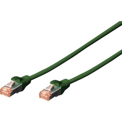 Digitus LAN-kabel Cat 6 – 10 m – S/FTP-skärmad – 1 Gbit/s – 250 MHz – PoE++ – AWG 27/7 – LSZH – RJ45 nätverkskabel – patchkabel – Kompatibel med Cat6A och Cat7 – Grön Digitus LAN-kabel Cat 6 – 10 m – S/FTP-skärmad – 1 Gbit/s – 250 MHz – PoE++ – AWG 27/7 – LSZH – RJ45 nätverkskabel – patchkabel – Kompatibel med Cat6A och Cat7 – Grön