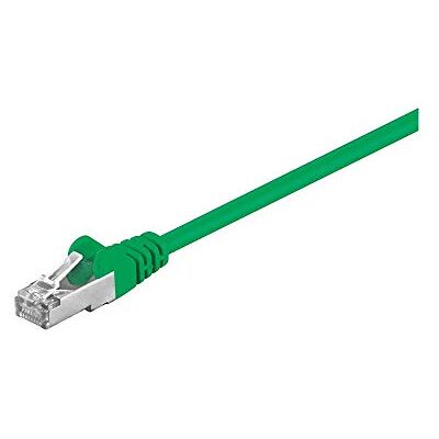 goobay 50181 CAT 5e patchkabel, F/UTP, grön – CCA kopparblandning goobay 50181 CAT 5e patchkabel, F/UTP, grön – CCA kopparblandning