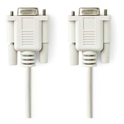 NEDIS nollmodemkabel D-SUB 9-stifts uttag D-SUB 9-stifts uttag nickelpläterad 2,00 m rund PVC elfenben plastpåse NEDIS nollmodemkabel D-SUB 9-stifts uttag D-SUB 9-stifts uttag nickelpläterad 2,00 m rund PVC elfenben plastpåse