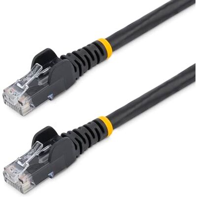 StarTech 6 fot CAT6-kabel 10-pack – svart CAT6 patchkabel – snagless RJ45-kontakter – 24 AWG koppartråd – Ethernet (N6PATCH6BK10PK) StarTech 6 fot CAT6-kabel 10-pack – svart CAT6 patchkabel – snagless RJ45-kontakter – 24 AWG koppartråd – Ethernet (N6PATCH6BK10PK)