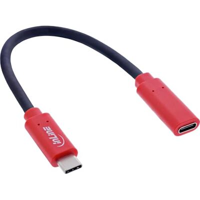 InLine USB-datablockerare adapterkabel USB-C kontakt till USB-C-uttag 0,2 m, säker laddning utan dataöverföring, flexibelt skydd, upp till 240 W PD, 31654 InLine USB-datablockerare adapterkabel USB-C kontakt till USB-C-uttag 0,2 m, säker laddning utan dataöverföring, flexibelt skydd, upp till 240 W PD, 31654