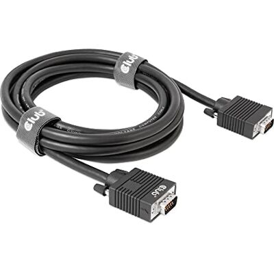 Club 3D CAC-1703 VGA-kabel dubbelriktad st/st 3 m 28 AWG Club 3D CAC-1703 VGA-kabel dubbelriktad st/st 3 m 28 AWG