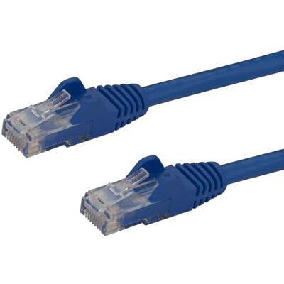StarTech 10 m Gigabit Snagless RJ45 UTP Cat6 patchkabel med 10 m patchkabel – blå StarTech 10 m Gigabit Snagless RJ45 UTP Cat6 patchkabel med 10 m patchkabel – blå