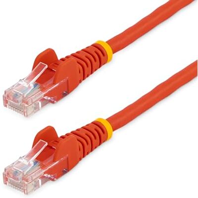 StarTech Patchkabel (UTP, Cat5e, snagless, 9 m), röd StarTech Patchkabel (UTP, Cat5e, snagless, 9 m), röd