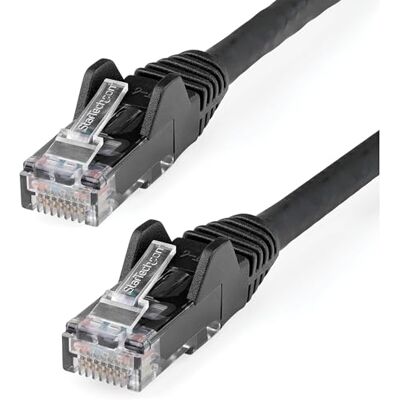 StarTech Cat6 patchkabel – 15 fot – svart Ethernet-kabel – Snagless RJ45-kabel – Ethernet-sladd – Cat 6-kabel – 38 m StarTech Cat6 patchkabel – 15 fot – svart Ethernet-kabel – Snagless RJ45-kabel – Ethernet-sladd – Cat 6-kabel – 38 m