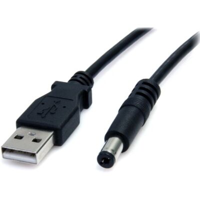 StarTech .com USB 2.0 till ihålig kontakt typ N-kabel – USB A DC 5 V 5,5 mm kontakt strömkabel kontakt 2 m StarTech .com USB 2.0 till ihålig kontakt typ N-kabel – USB A DC 5 V 5,5 mm kontakt strömkabel kontakt 2 m