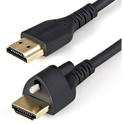 StarTech .com Kabel Delgado de 2 m HDMI con Tornillos de Fijación HDR 4K de 60Hz Kabel HDMI 2.0 de Alta Velocidad con Conectores con Tornillos de Fijación Kabel HDMI con Ethernet M/M (HDMM2MLS) StarTech .com Kabel Delgado de 2 m HDMI con Tornillos de Fijación HDR 4K de 60Hz Kabel HDMI 2.0 de Alta Velocidad con Conectores con Tornillos de Fijación Kabel HDMI con Ethernet M/M (HDMM2MLS)