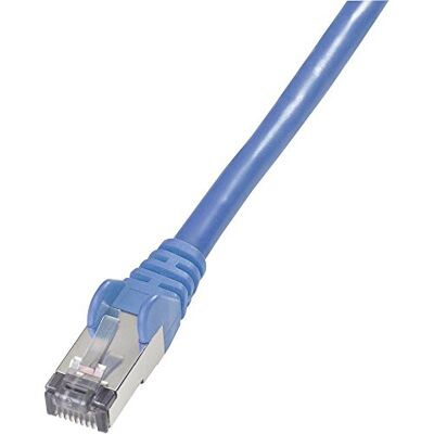 goobay 68268 CAT 6 patchkabel, S/FTP (PiMF), blå – LSZH halogenfri, koppar goobay 68268 CAT 6 patchkabel, S/FTP (PiMF), blå – LSZH halogenfri, koppar