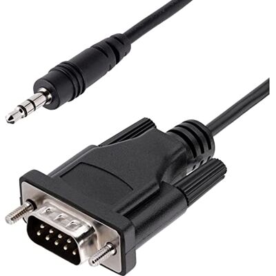 StarTech .com 1 m DB9 till 3,5 mm seriekabel för seriell enhetskonfiguration, RS232 DB9 hane till 3,5 mm kabel för kalibreringsprojektorer, digital signering, TV-apparater via ljuduttag StarTech .com 1 m DB9 till 3,5 mm seriekabel för seriell enhetskonfiguration, RS232 DB9 hane till 3,5 mm kabel för kalibreringsprojektorer, digital signering, TV-apparater via ljuduttag