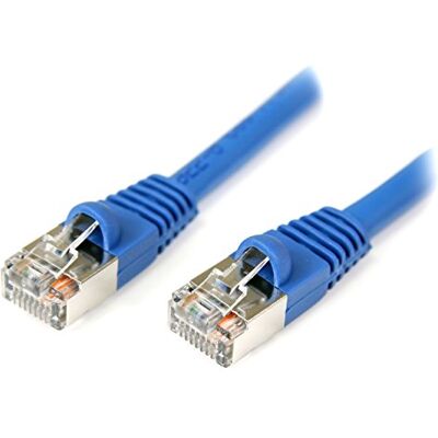 StarTech .com 15 fot (15 fot) Cat5e Ethernet-kabel Power over Ethernet skärmad blå Ethernet-nätverkskabel (S45PATCH15BL) StarTech .com 15 fot (15 fot) Cat5e Ethernet-kabel Power over Ethernet skärmad blå Ethernet-nätverkskabel (S45PATCH15BL)