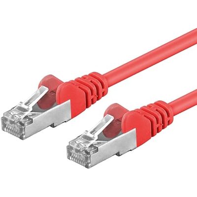 Premiumcord Patch-Kabel Cat6a S-Ftp - 10M Röd Premiumcord Patch-Kabel Cat6a S-Ftp - 10M Röd