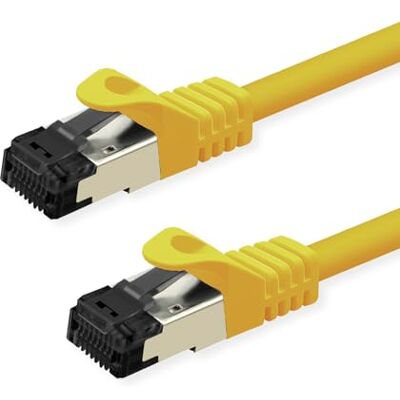 Value S/FTP (PiMF) Patchkabel Cat.8 (klass I), LSOH, strängad tråd, gul, 3 m Value S/FTP (PiMF) Patchkabel Cat.8 (klass I), LSOH, strängad tråd, gul, 3 m