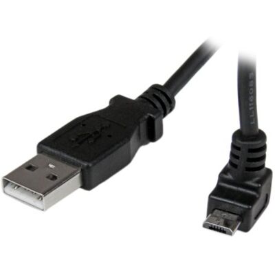 StarTech .com 2 m USB 2.0 A till Micro B-kabel uppåtvinklad – svart – USB A/Micro B datakabel/anslutningskabel, 2 m/6 fot StarTech .com 2 m USB 2.0 A till Micro B-kabel uppåtvinklad – svart – USB A/Micro B datakabel/anslutningskabel, 2 m/6 fot