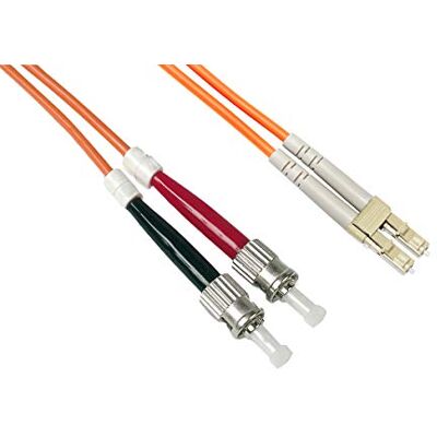LINK Multimode LSZH Duplex OM2 50/125 fiberoptisk kabel, LC-ST, 1 m. LINK Multimode LSZH Duplex OM2 50/125 fiberoptisk kabel, LC-ST, 1 m.