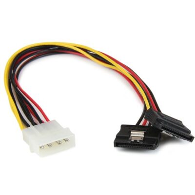 StarTech .com 30 cm 4-stifts LP4 till SATA Y-strömkabel – LP4 till seriell ATA splitter Y-kabel StarTech .com 30 cm 4-stifts LP4 till SATA Y-strömkabel – LP4 till seriell ATA splitter Y-kabel